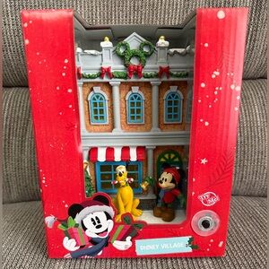 ALDI DISNEY VILLAGE CHRISTMAS HOUSE 2025 MICKEY & DOG PLUTO LIGHTS UP